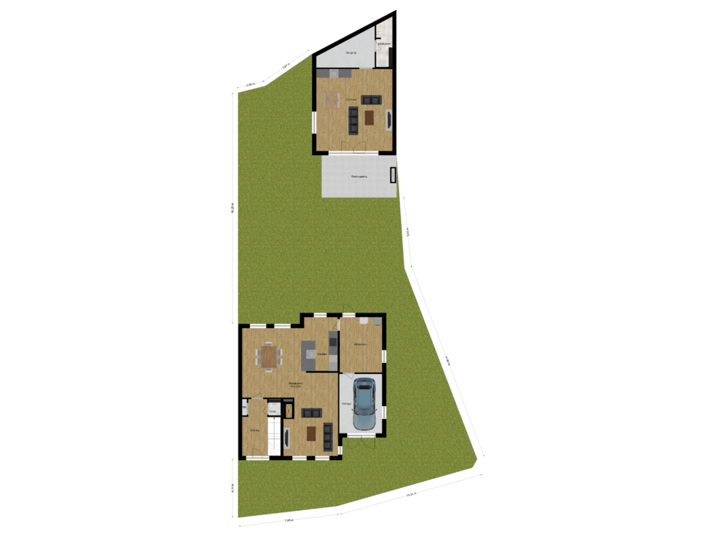 View floorplan of Situatie of Groot Dorsent 19