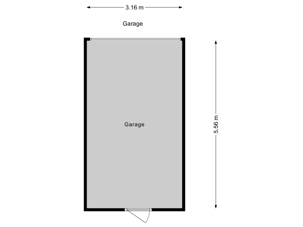 Bekijk plattegrond van Garage van Stalpertstraat 184