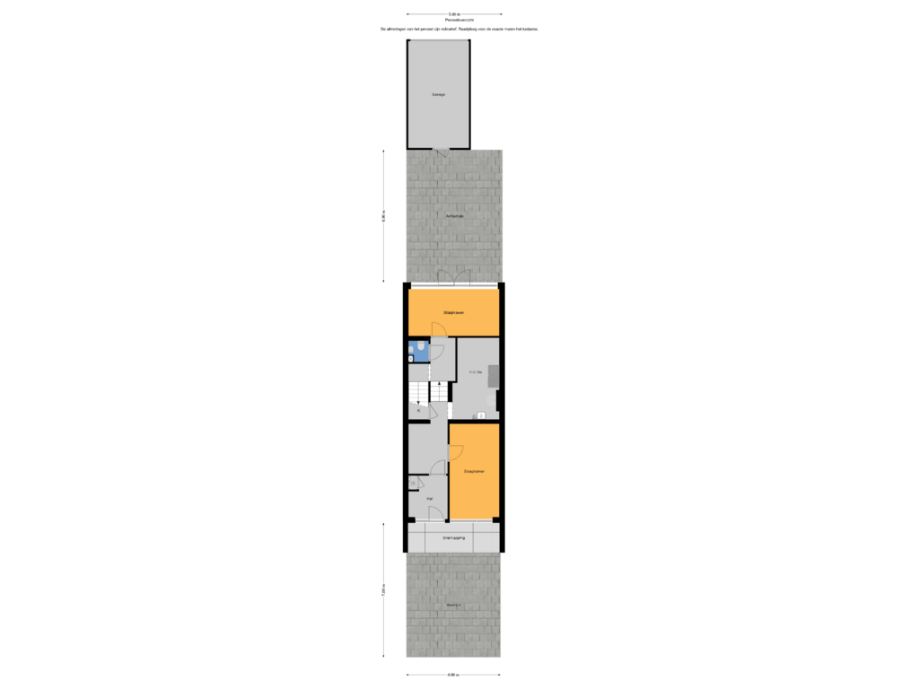 Bekijk plattegrond van Perceeloverzicht van Stalpertstraat 184