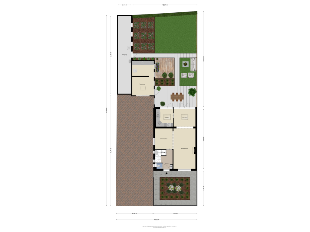 Bekijk plattegrond van Begane Grond Tuin van Esscheweg 71