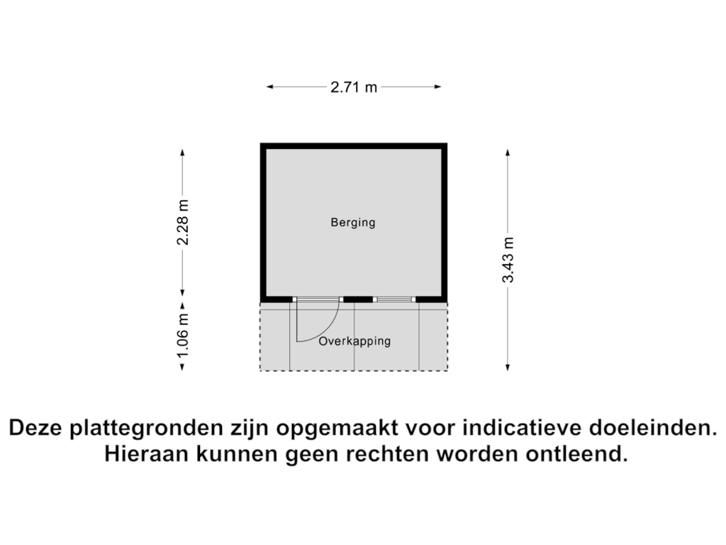 View floorplan of Berging of Wijnruit 13