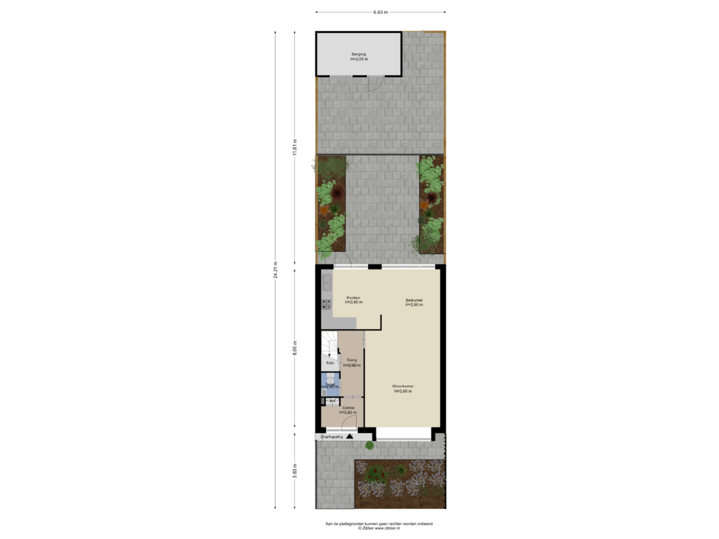 Bekijk plattegrond van Begane Grond-Tuin van Beverveen 129