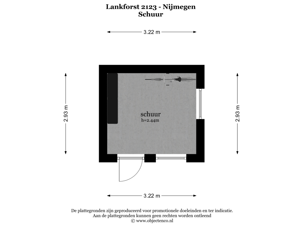 Bekijk plattegrond van SCHUUR van Lankforst 2123