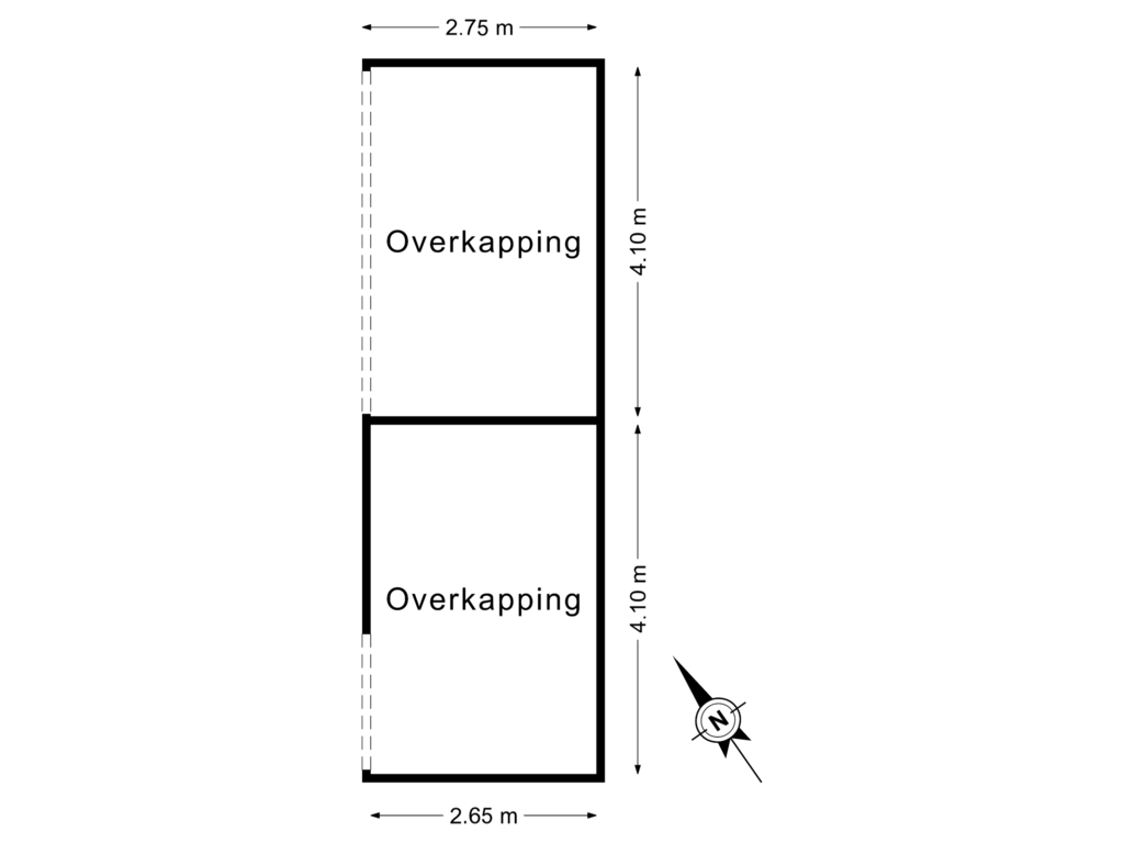 Bekijk plattegrond van Bijgebouw 2 van Stasjonswei 15