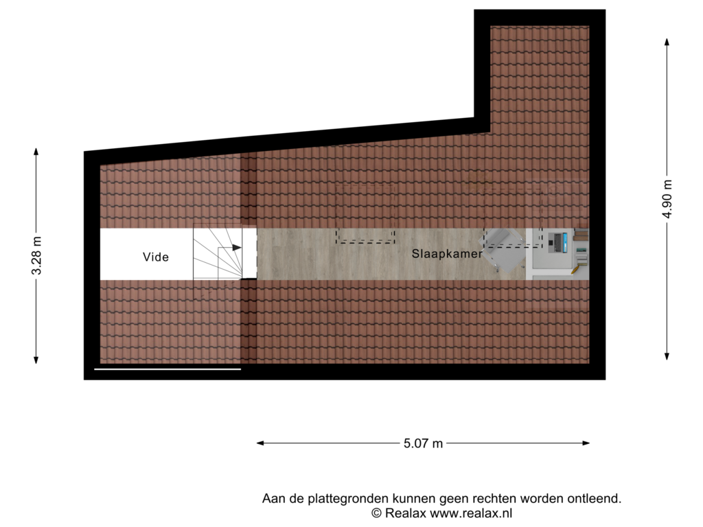 Bekijk plattegrond van 2e Verdieping van Kamperbinnenpoort 4-C