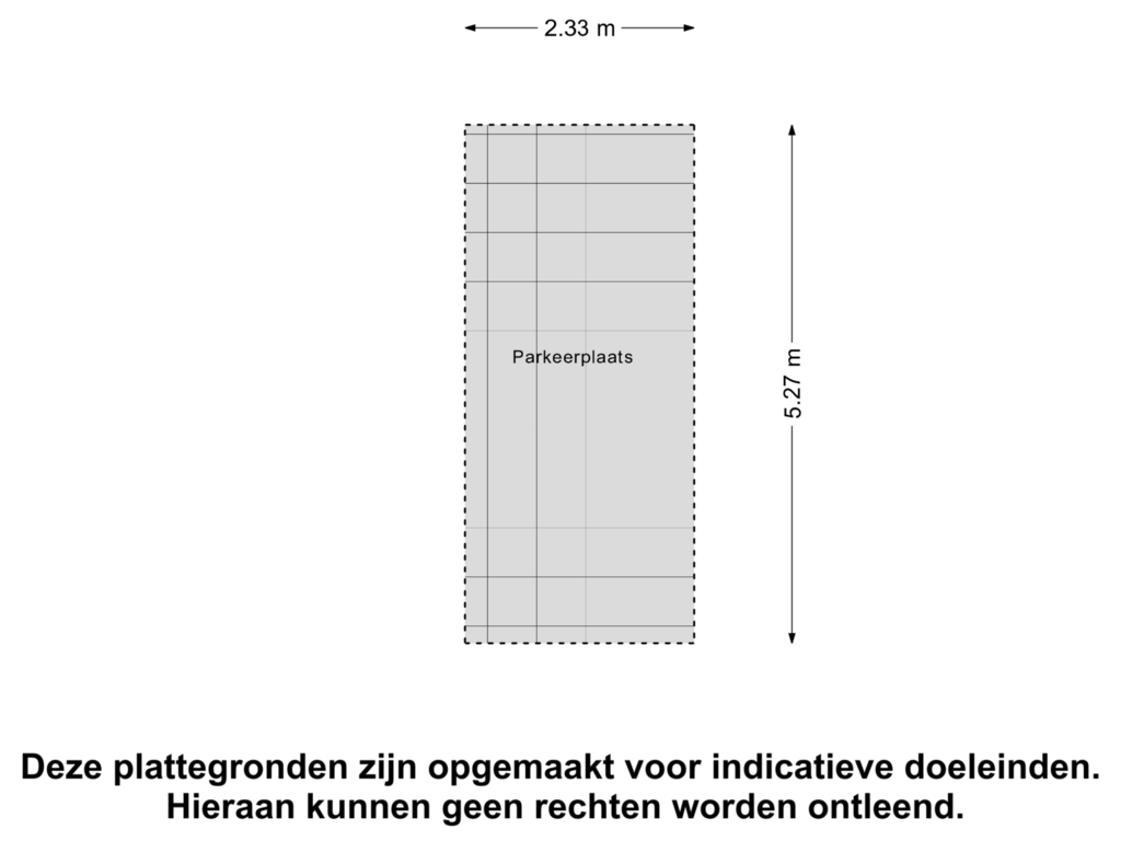 Bekijk plattegrond van Parkeerplaats van Leliestraat 7-A