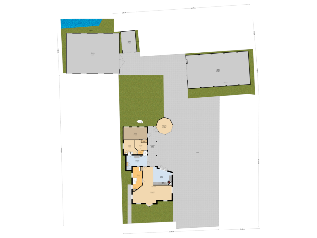 Bekijk plattegrond van Situatie van Stationsstraat 6