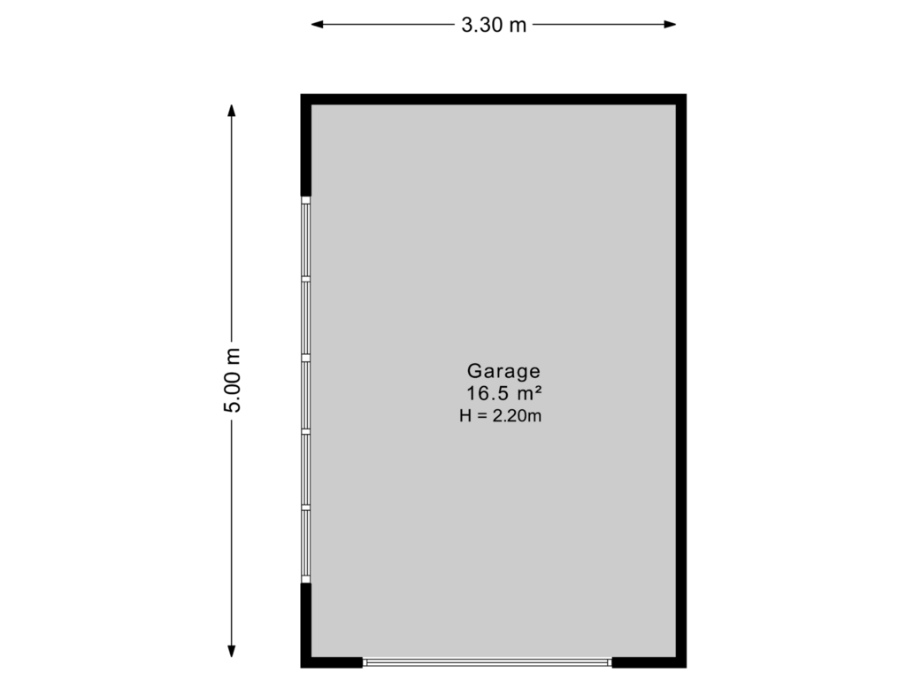 Bekijk plattegrond van Garage 3 van Stationsstraat 6