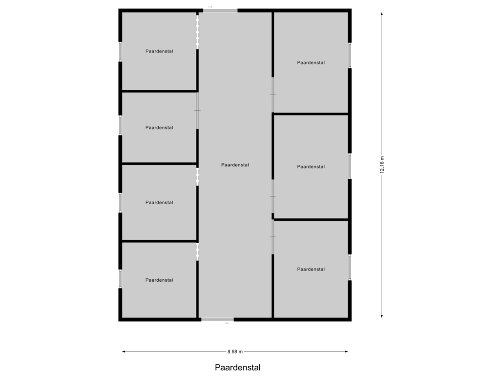 Bekijk plattegrond van 8e Woonlaag van Borgerderweg 25