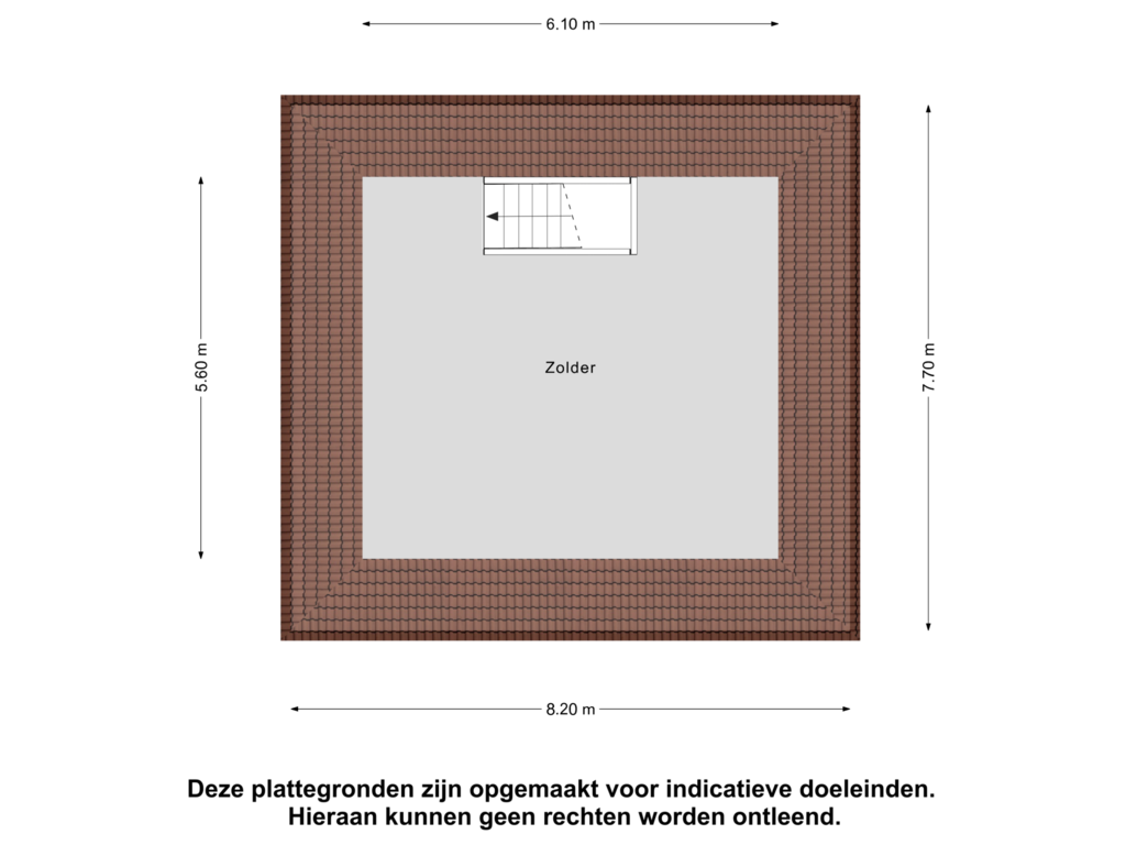 Bekijk plattegrond van Verdieping Stenen Garage van Idzardaweg 57-B