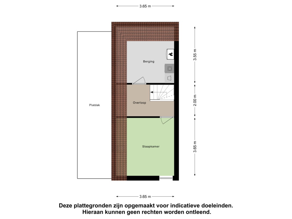 Bekijk plattegrond van Zolder van Wildbaan 16