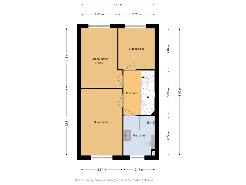 Bekijk plattegrond van 1e verdieping van Gedenklaan 37