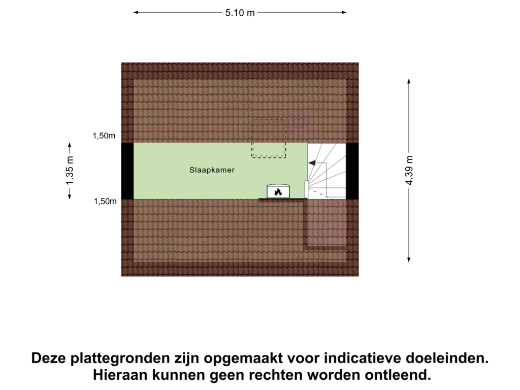 View floorplan of Tweede Verdieping of Hemsink 25