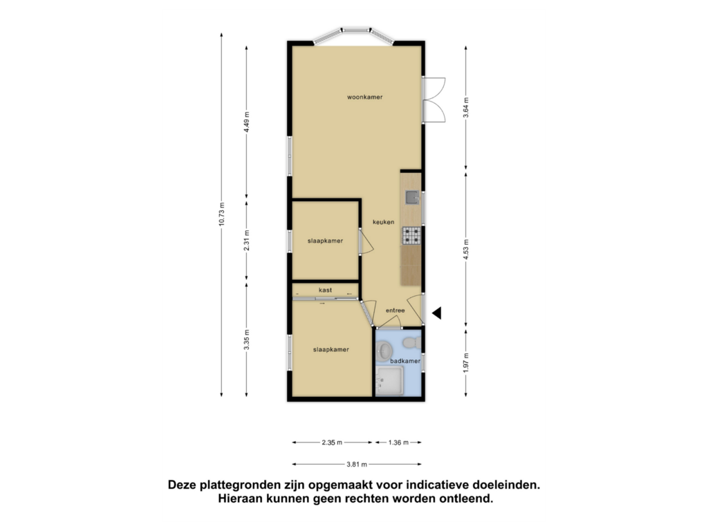 View floorplan of First floor of Schoneveld 1-E002