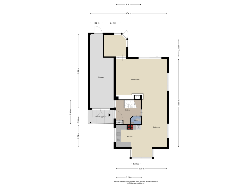 Bekijk plattegrond van Begane Grond van Eksterweg 52