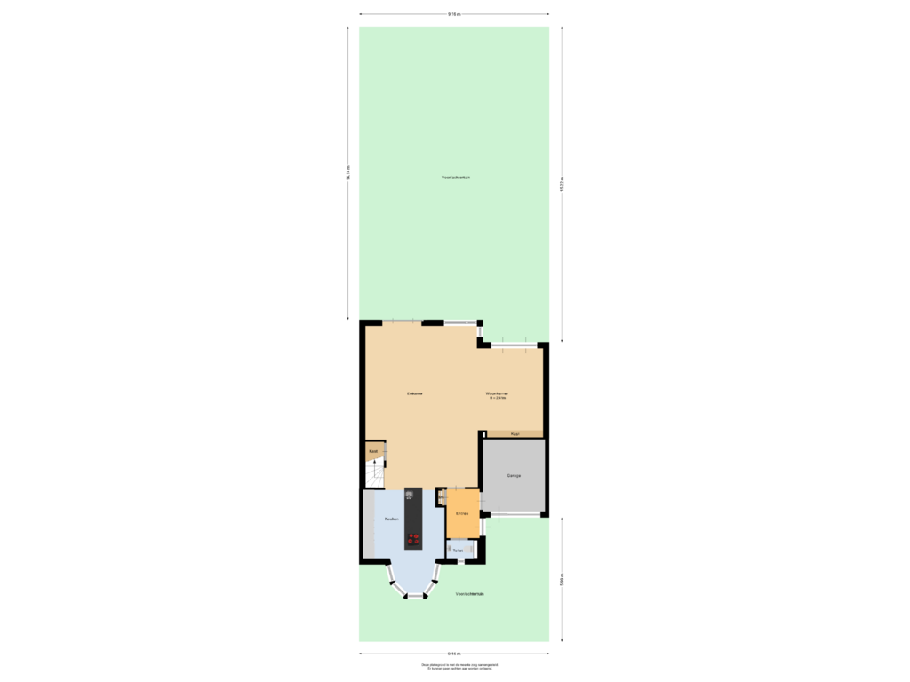 View floorplan of Situatie of Matissehof 64