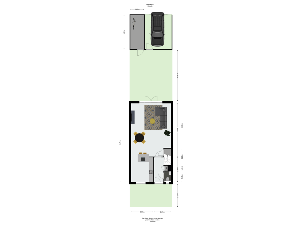 View floorplan of Situatie of Meiregen 45