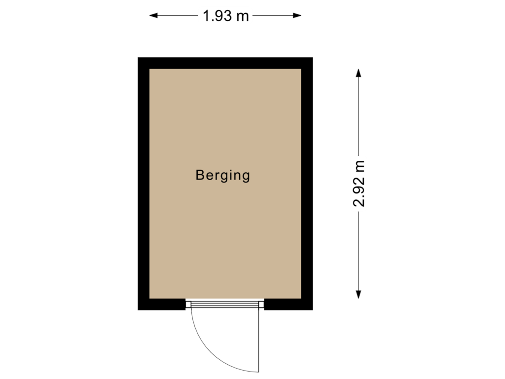 Bekijk plattegrond van Berging van H.J.M. Keijzerlaan 40