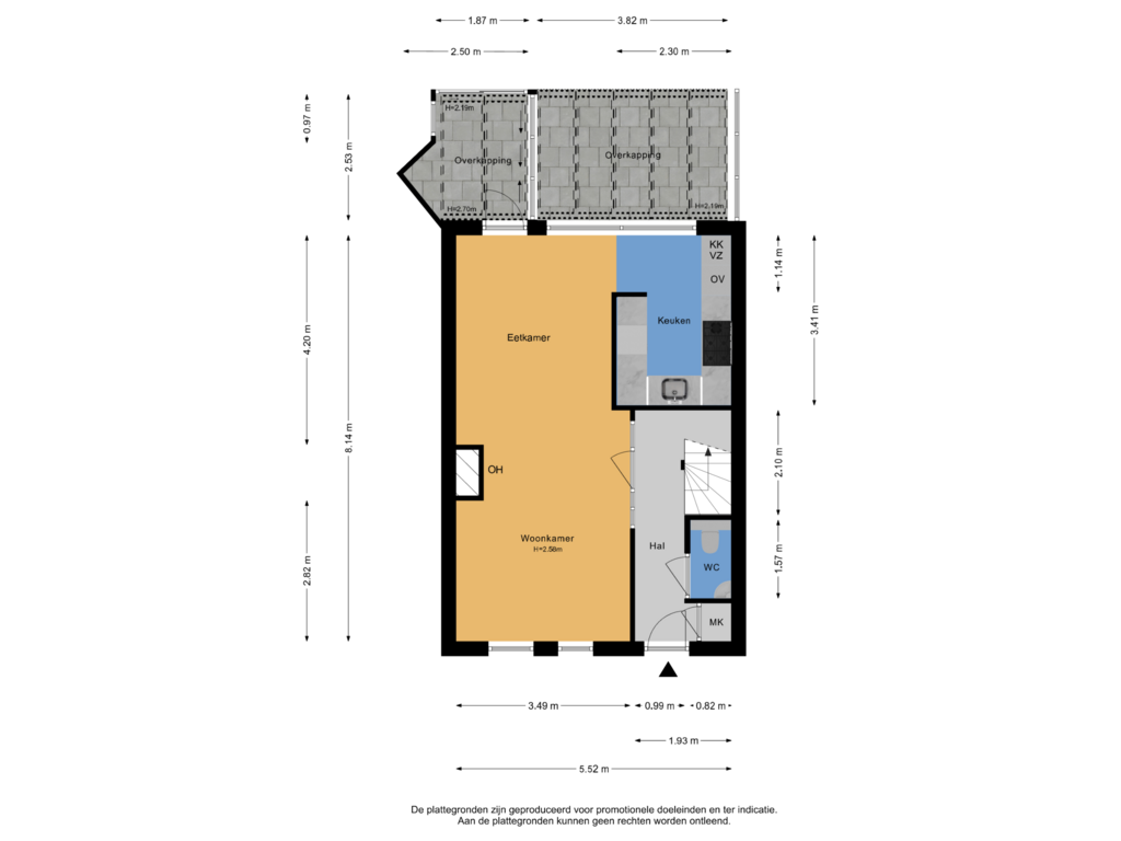 Bekijk plattegrond van Begane grond van Hoveniersdreef 313