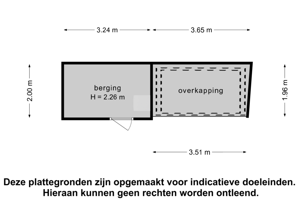 View floorplan of Berging of Grasheuvel 18