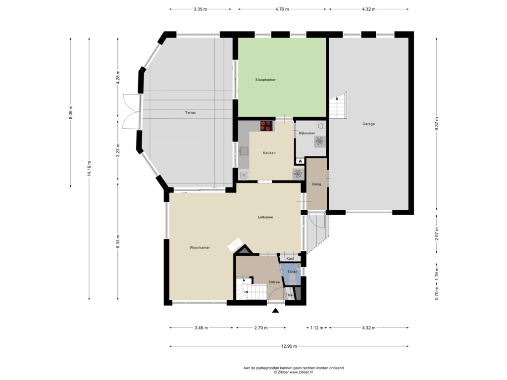 Bekijk plattegrond van Begane Grond van Esdoornlaan 6