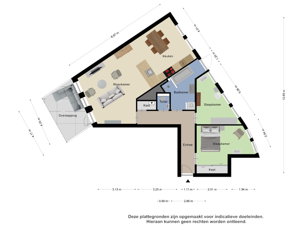 Bekijk plattegrond van Appartement van Hertgang 92