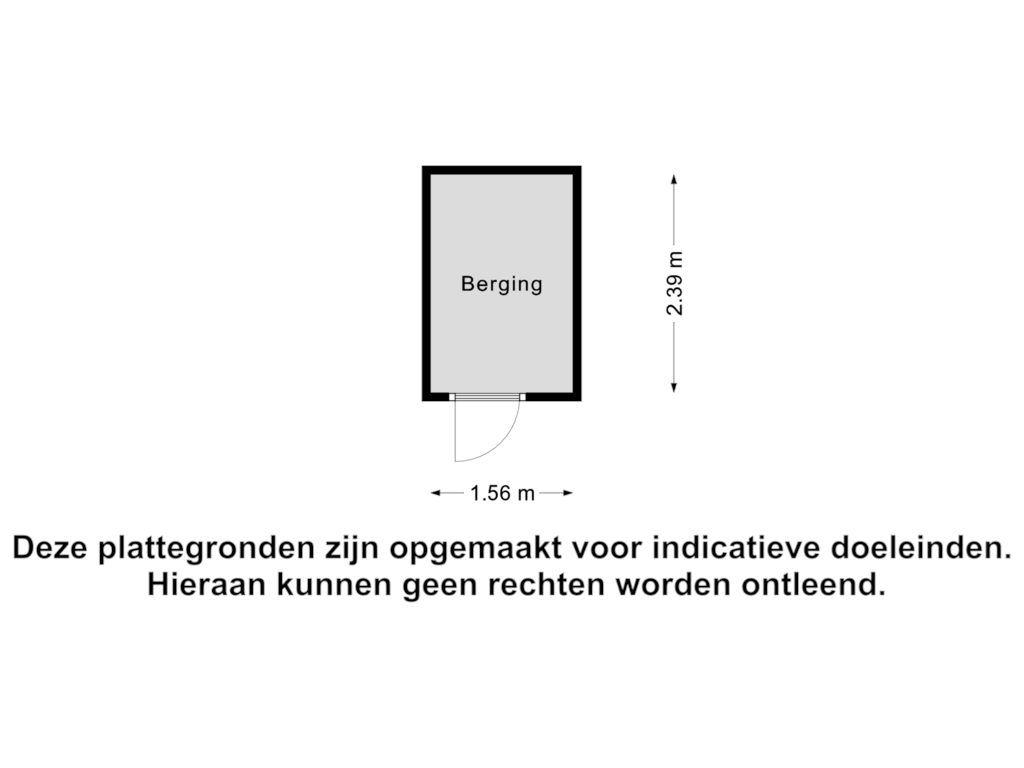 Bekijk plattegrond van Berging van Hertgang 92