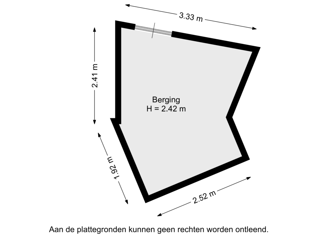 Bekijk plattegrond van Berging van Boegspriet 56