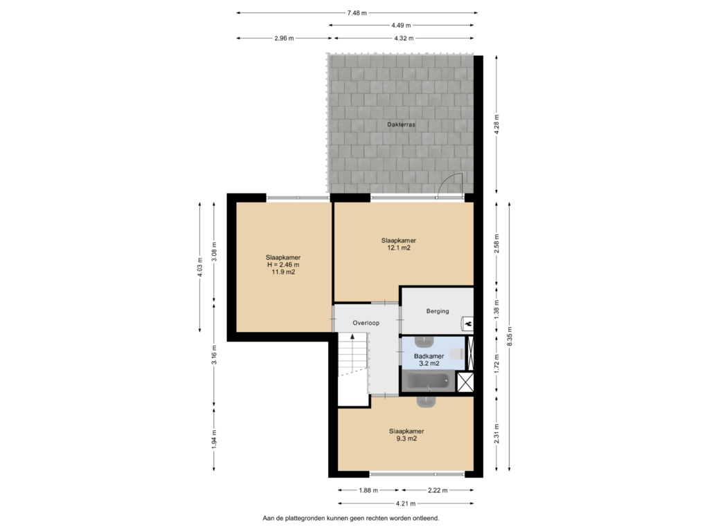 Bekijk plattegrond van 1e Verdieping van Timothee 28