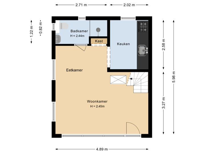 Zomerhuis begane grond