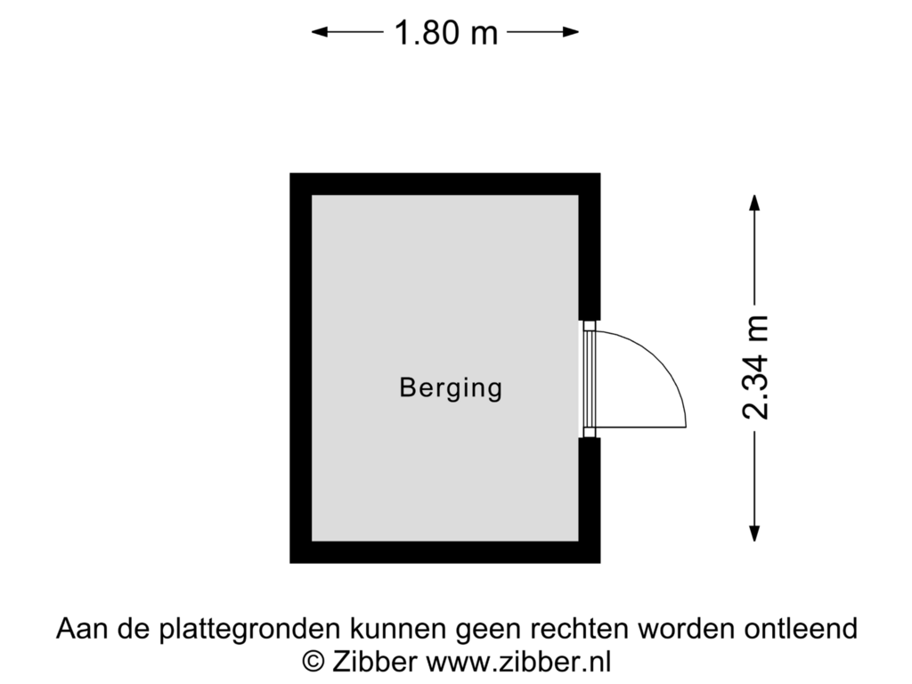 Bekijk plattegrond van Berging van Livingstonestraat 62