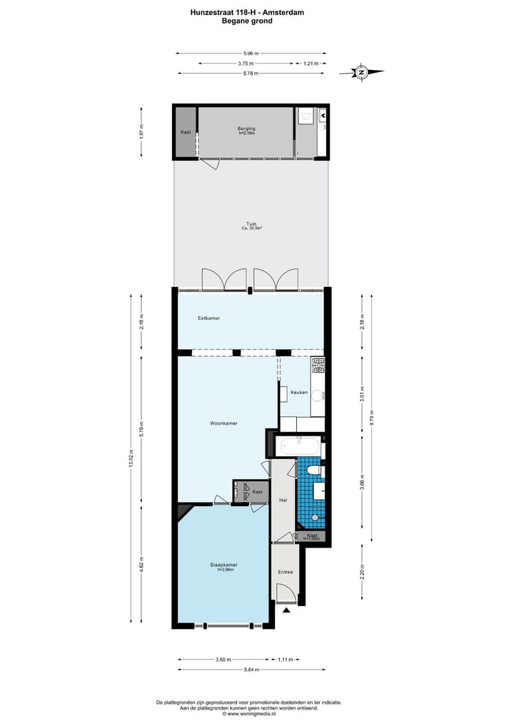 Foto 28 van Hunzestraat 118-H