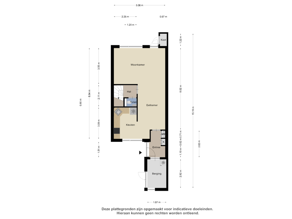 Bekijk plattegrond van Begane Grond van Schouwenbank 51