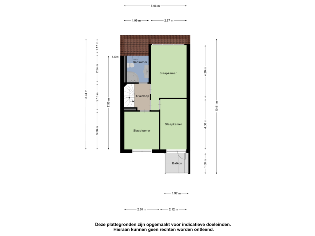 Bekijk plattegrond van Eerste Verdieping van Schouwenbank 51