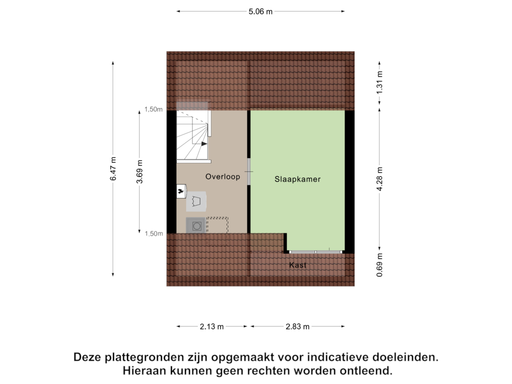 Bekijk plattegrond van Tweede Verdieping van Schouwenbank 51