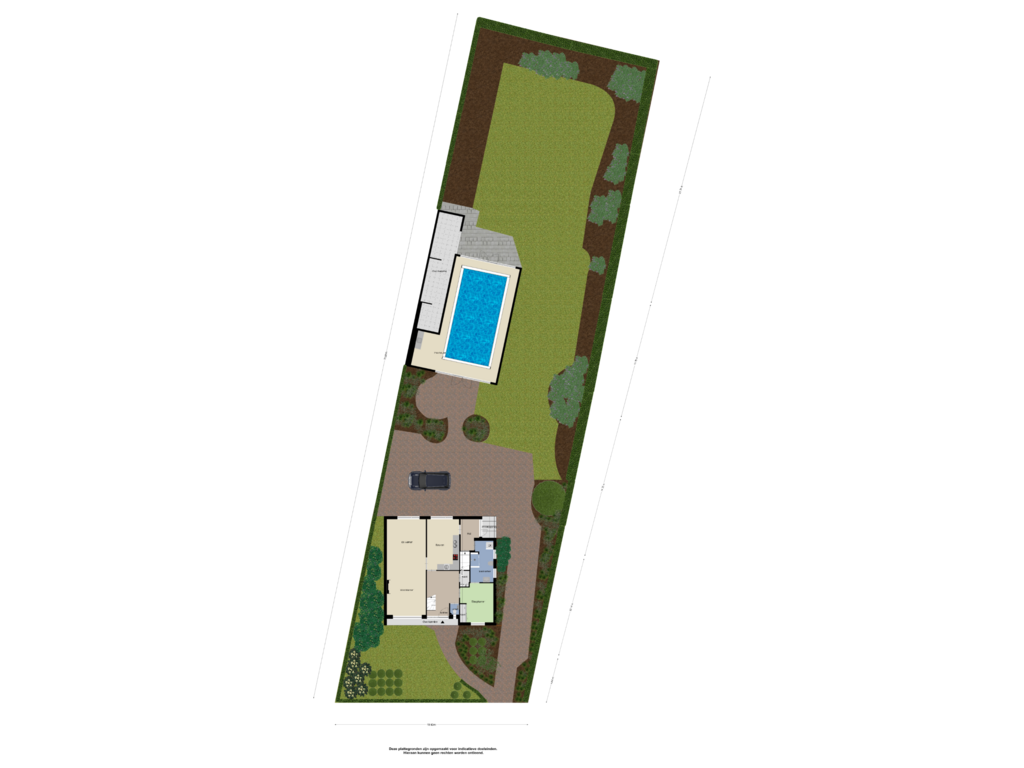 Bekijk plattegrond van Begane Grond tuin van Moostenstraat 16