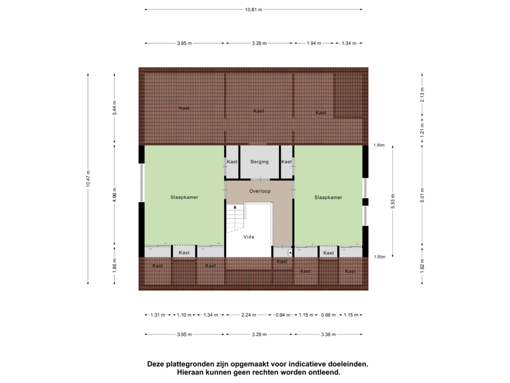 Bekijk plattegrond van Eerste Verdieping van Moostenstraat 16