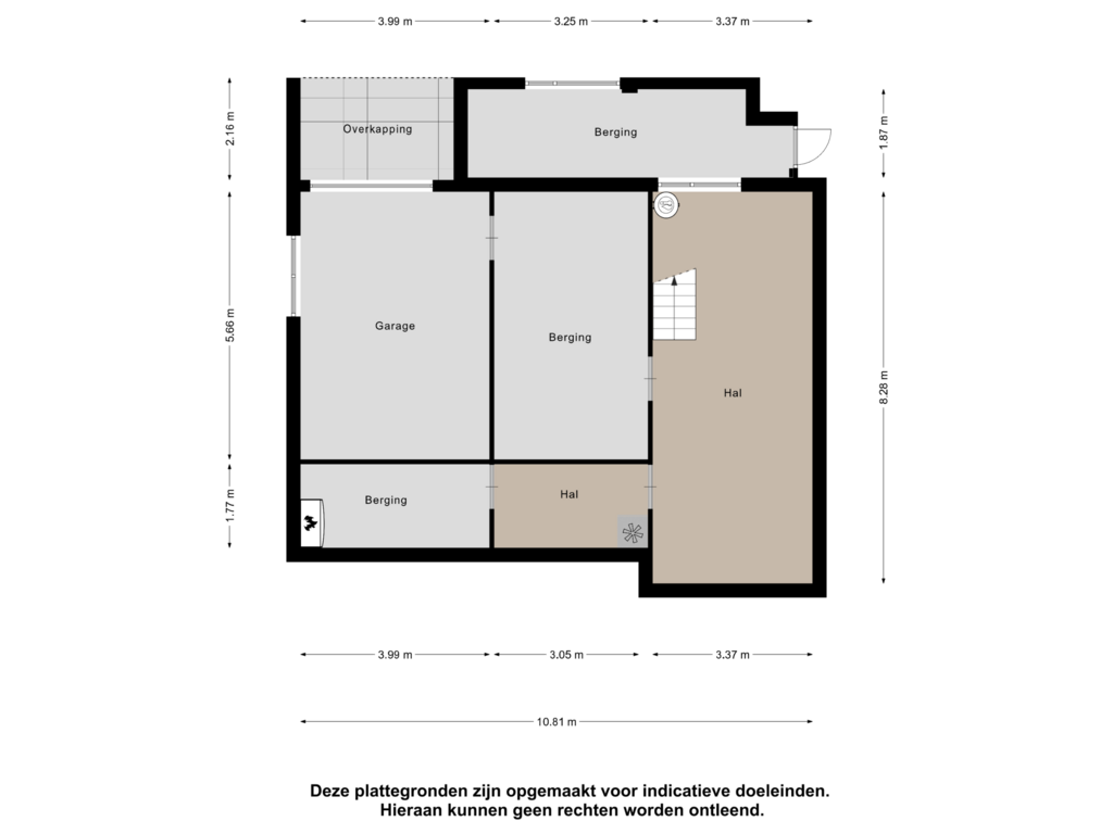 Bekijk plattegrond van Souterrain van Moostenstraat 16