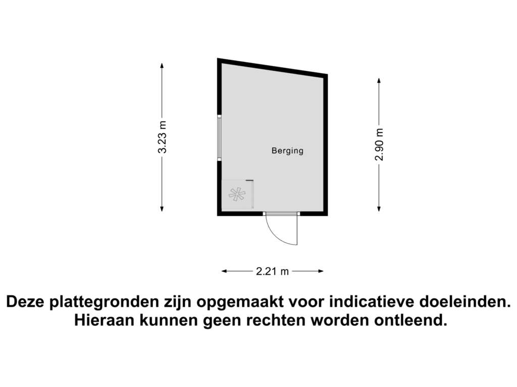 Bekijk plattegrond van Berging van Beatrixlaan 2