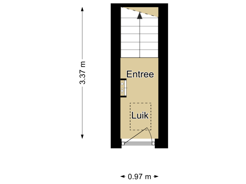 Bekijk plattegrond van Begane Grond van Van Eckstraat 5