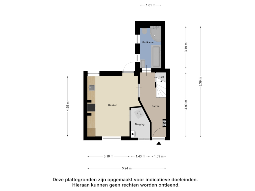 Bekijk plattegrond van Begane Grond van Penninghoek 14