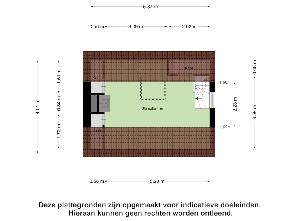 Bekijk plattegrond van Tweede Verdieping van Penninghoek 14