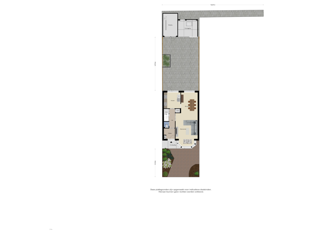 View floorplan of Begane Grond_Tuin of Anjelierstraat 4