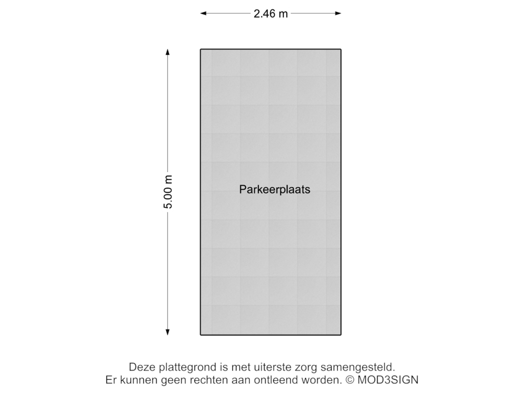 Bekijk plattegrond van Parkeerplaats van Tempeliersstraat 27-F