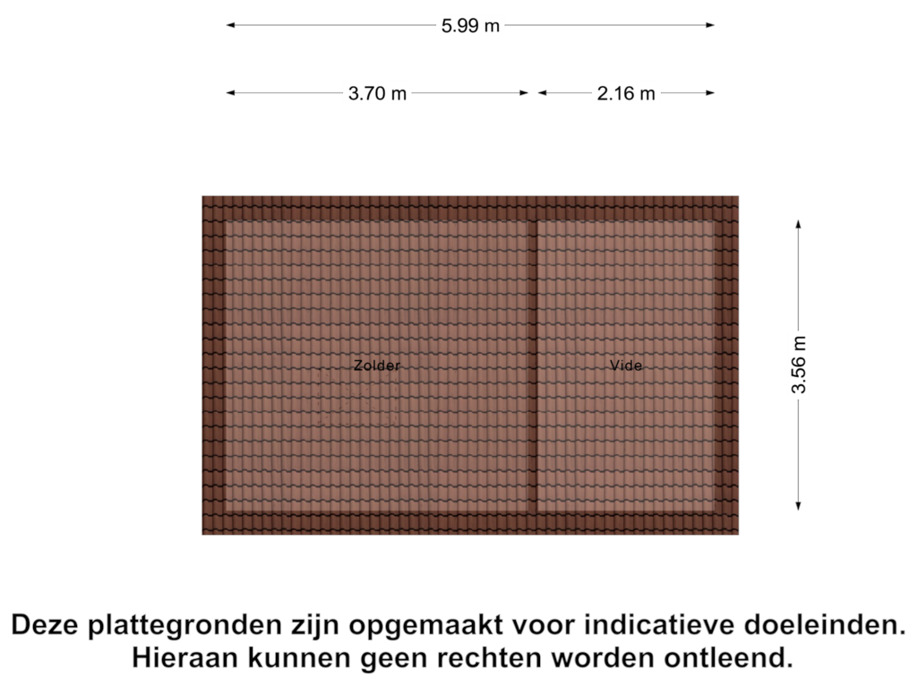 Bekijk plattegrond van Zolder van Warandelaan 47