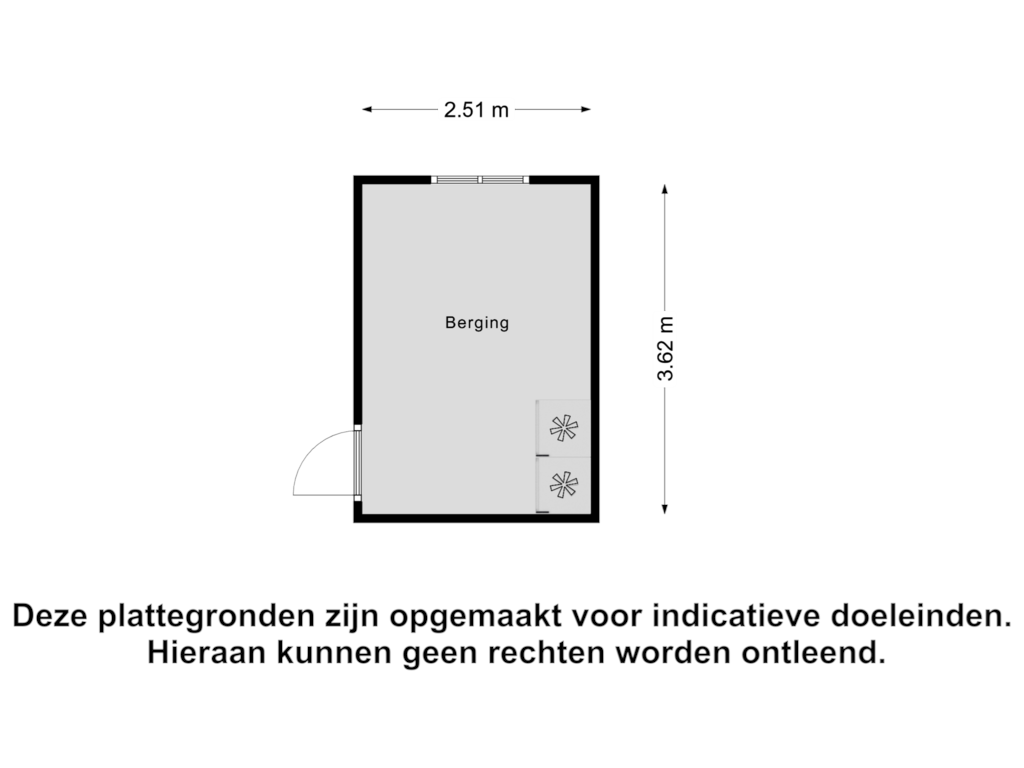 Bekijk plattegrond van Berging van Warandelaan 47