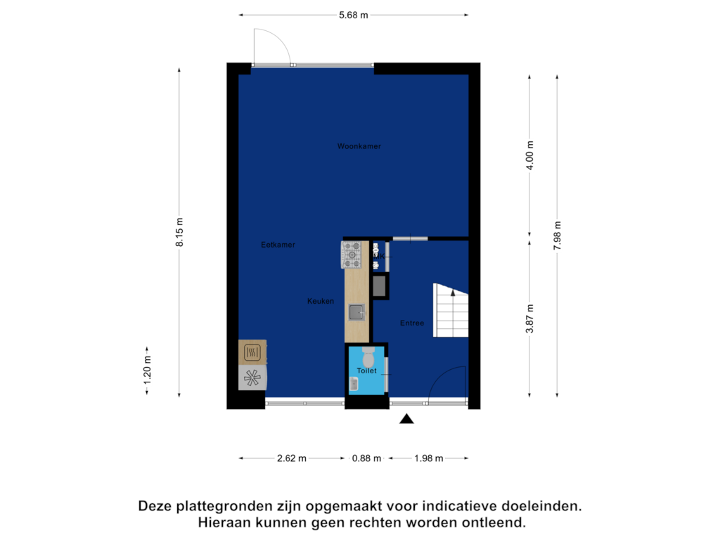 Bekijk plattegrond van Begane Grond van Tuinfluiterlaan 80