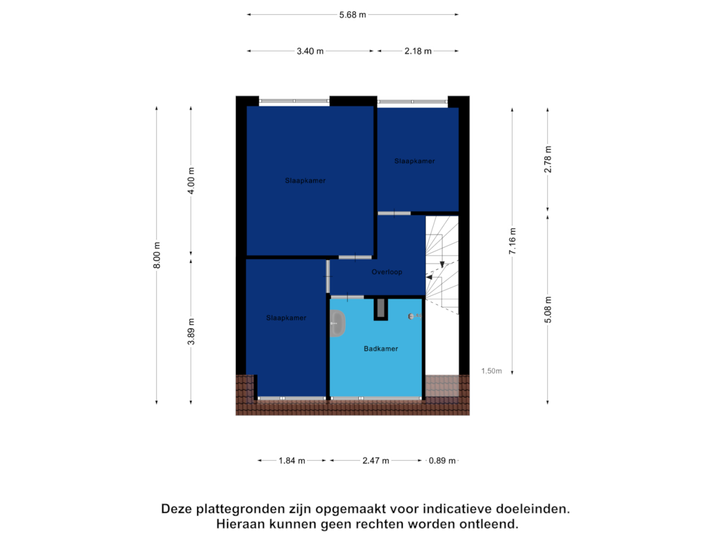 Bekijk plattegrond van Eerste Verdieping van Tuinfluiterlaan 80