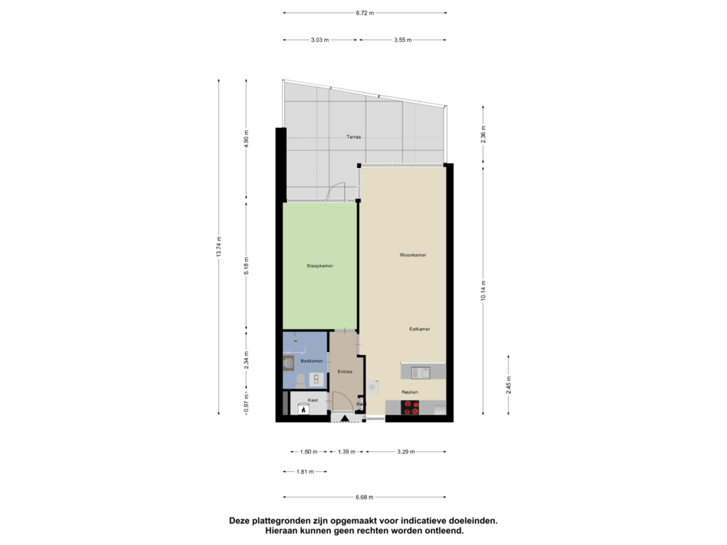 View floorplan of Appartement of Franciscusberg 10