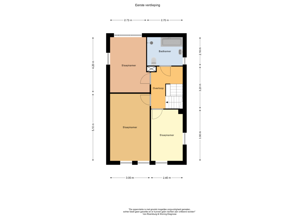 Bekijk plattegrond van Eerste verdieping van Zwerfkei 33